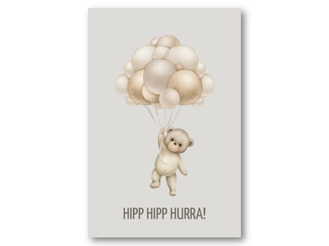 Hovedbilde 50 stk | Hipp hipp hurra | 10x15 cm
