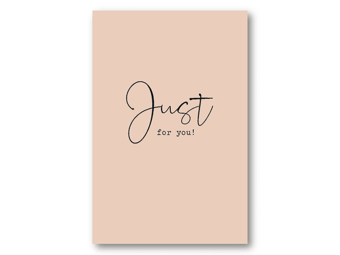 Hovedbilde 50 stk | Just for you | 10x15 cm