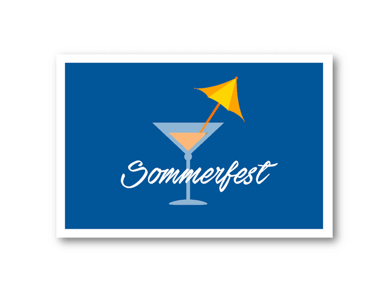 50 stk | Sommerfest | 10x15 cm