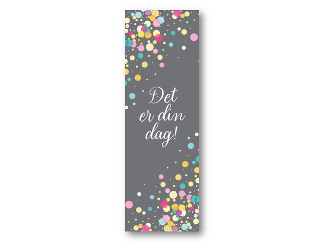 Hovedbilde 50 stk | Det er din dag | 5x15 cm