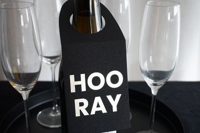 Hovedbilde 25 stk | Flaskekort, HOO RAY