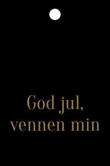 Hovedbilde 50 stk | God jul, vennen min | 10x15 cm | ...