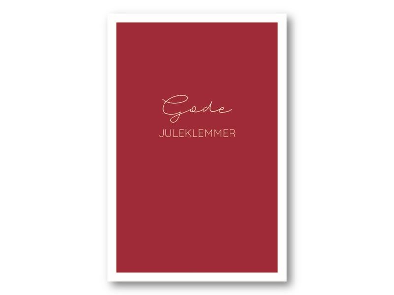 50 stk | Gode juleklemmer | 10x15 cm